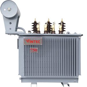 Máy biến áp dầu VINTEC 3 pha kiểu hở 750KVA 22/0.4KV QD62
